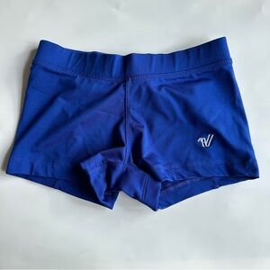 Varsity Spirit Girls Royal Blue Athletic Shorts Cheerleading Size Youth Medium